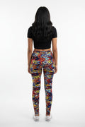 Marrakesh Tile Blaze High Waisted Printed Leggings - view 1